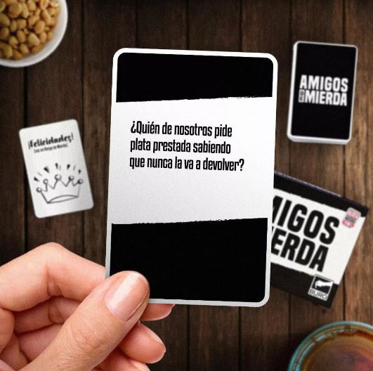 Juego de cartas Amigos de mierda Buró
