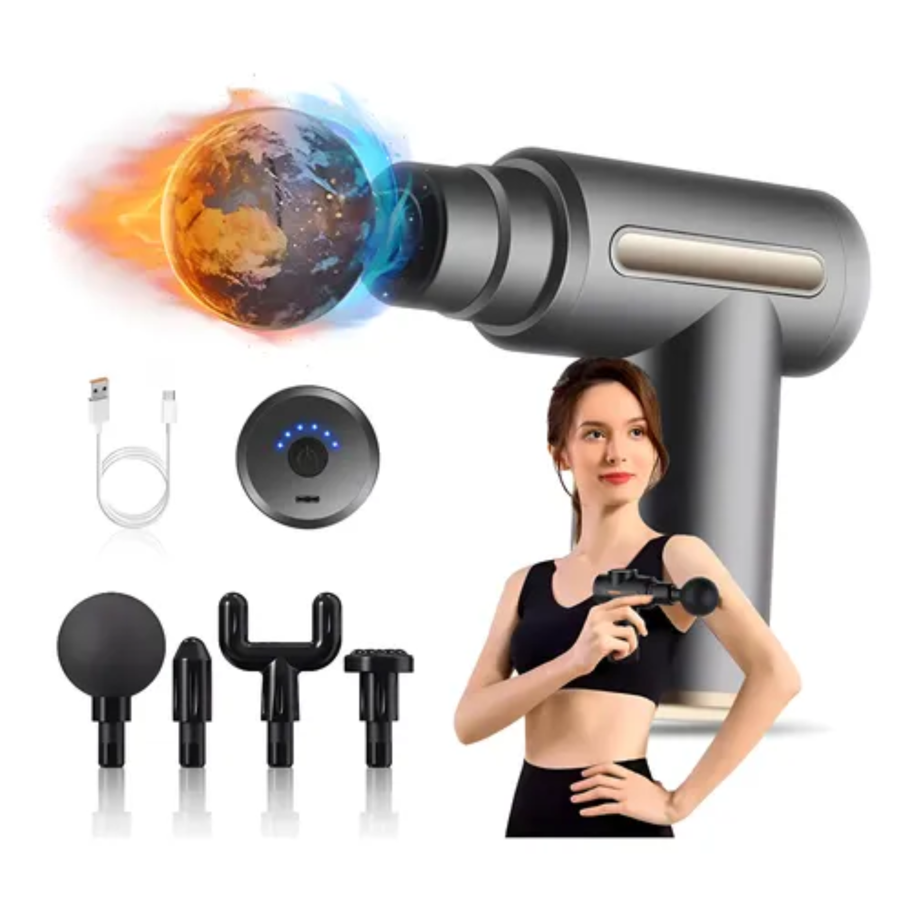 Pistola De Masaje Relajante Muscular